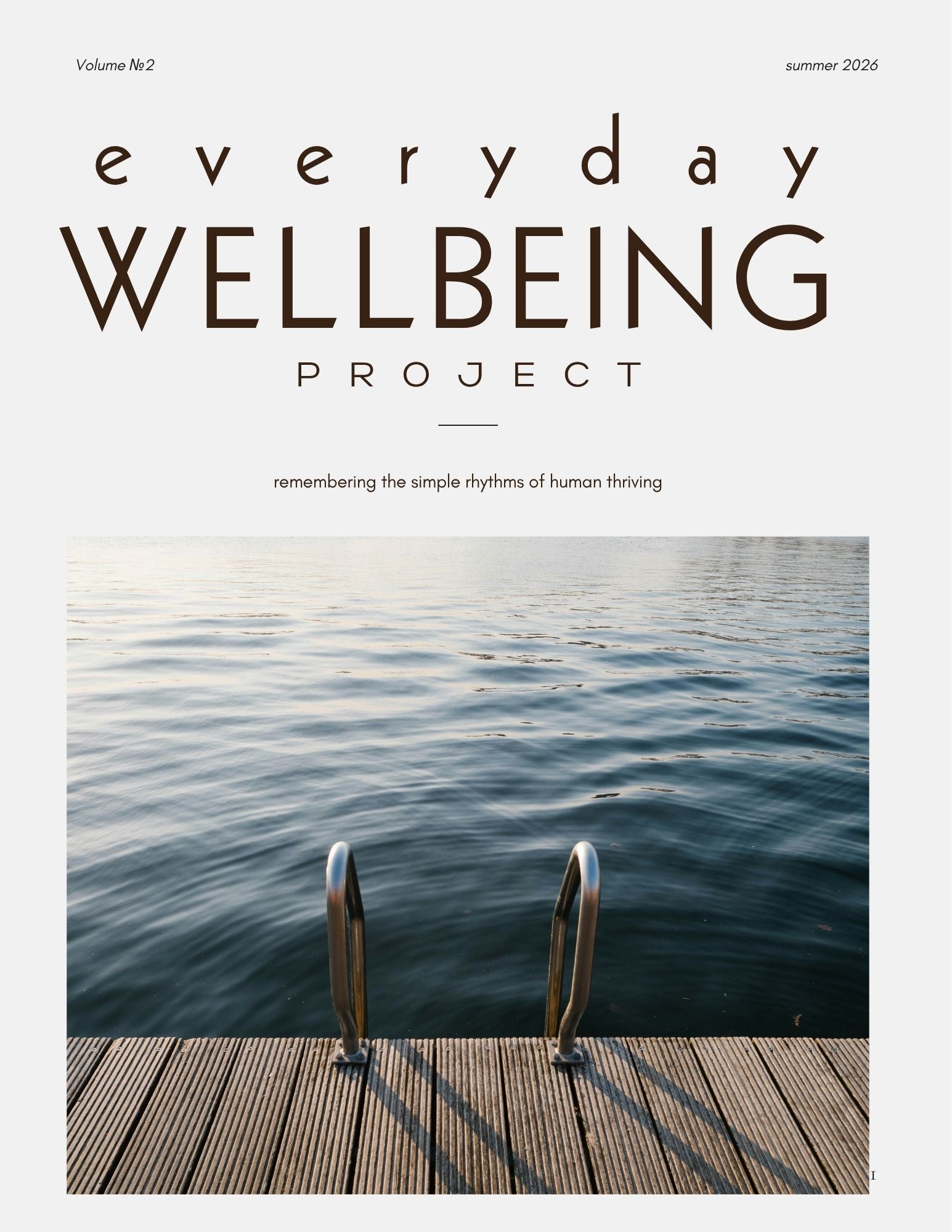 Vol. 2 · On Joy & Physical Wellbeing · Single Issue Print